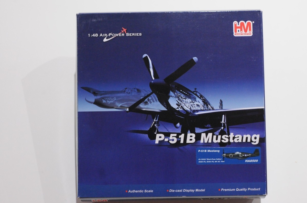 HOBBY MASTER P-51B MUSTANG 43-12434 SHORT-FUSE SALLEE 1944 SCALE 1