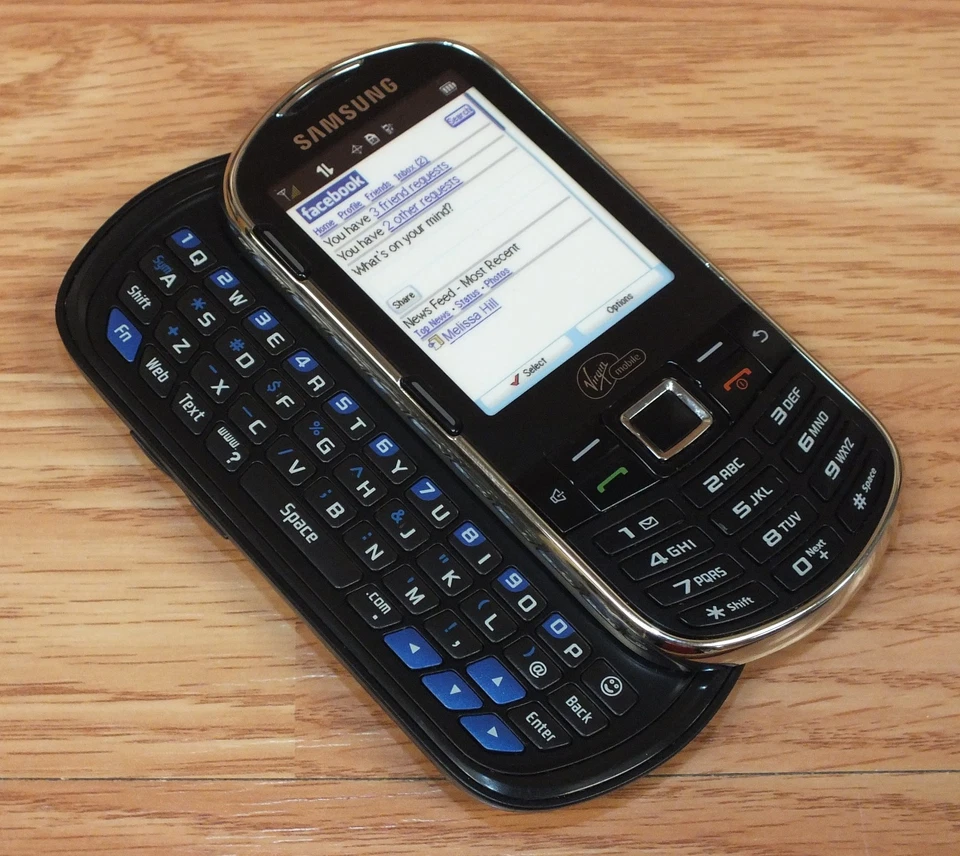 Samsung Virgin Mobile Slider Style Fake Screen Dummy Display Phone **READ** - Image 2 of 4