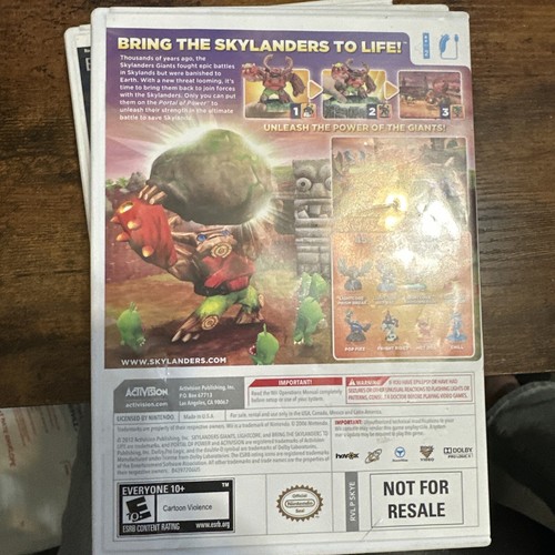 5 Total Skylanders X 3, 30 Winter Fun & NBA 2K11 Jordan Wii Game, Case & Manual! - Picture 13 of 17