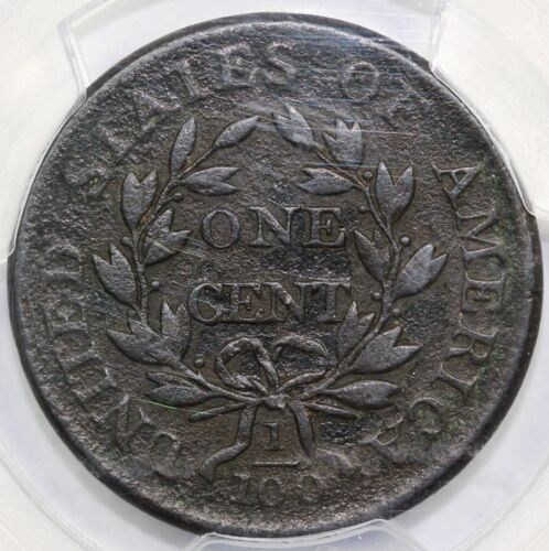 1803 1c Small Date Large Fraction Draped Bust Large Cent PCGS VF Detail Env. Dam - Picture 2 of 5