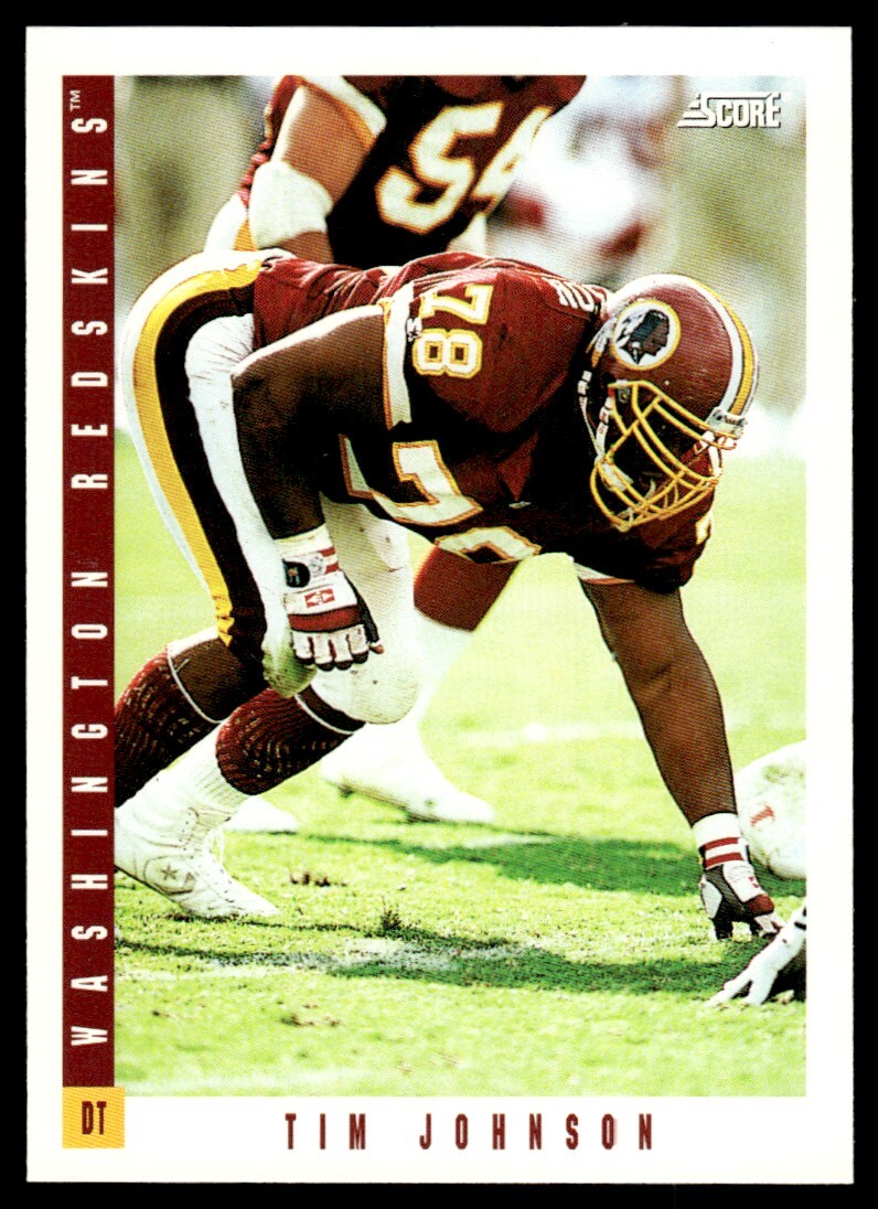 1993 SCORE TIM JOHNSON WASHINGTON REDSKINS #397
