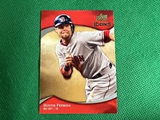 2009 Upper Deck Icons #35 Dustin Pedroia Boston Red Sox