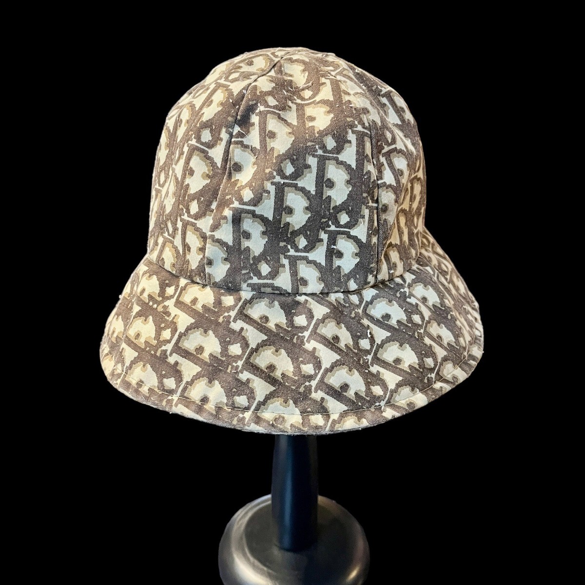 Vintage CHRISTIAN DIOR Bucket Hat Polyester Cotton Hong Kong  display picture 1