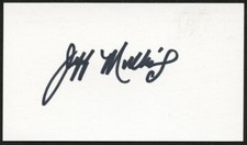 Jeff Mullins signed autograph Real Estate & Investments Business Card BC656