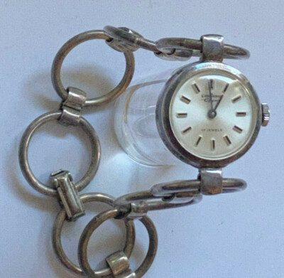 Pallas Eppo 835er Silber Vintage  Damenuhr - Handaufzug  - Werk läuft 