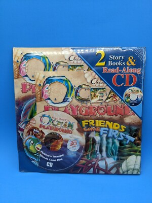 Ocean Playground 2 CD Story Books and Read Along Treasure Songs Brand NEW Sealed