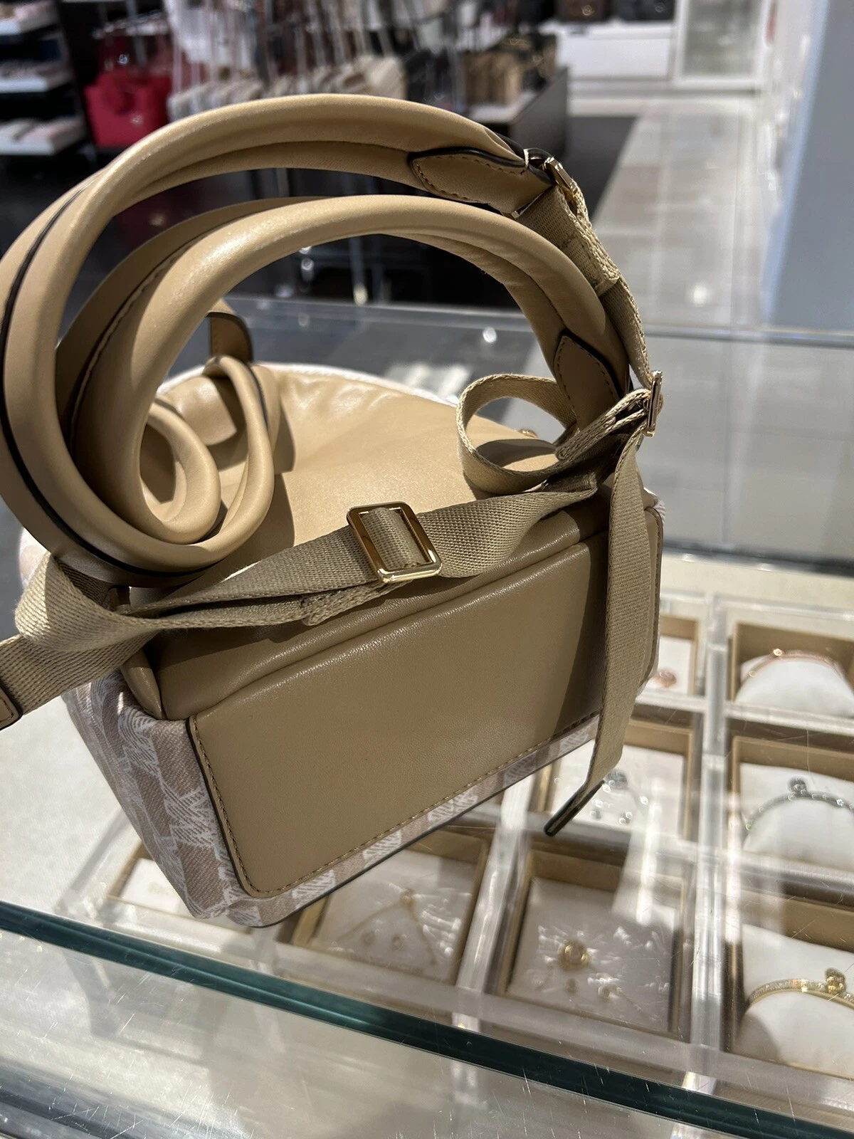 WANDLER Zaino scuola Michael Kors donna XS cammello mini borsa a tracolla borsa a tracolla borsa MK