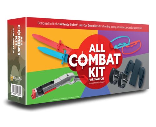 All Combat Kit for Switch - 8 in 1 with Swords, Rifle, Boxing  (Nintendo Switch) - Imagen 1 de 4