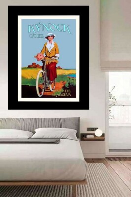 POSTER MANIFESTO LOCANDINA Pubblicità Ciclismo Stampa Vintage Biciclette 134571151993