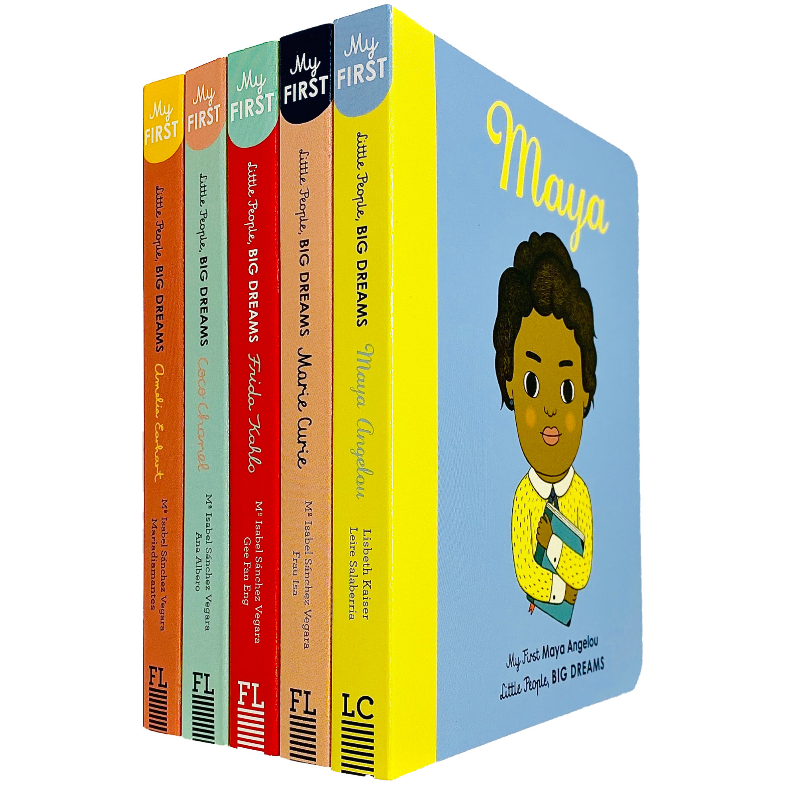 Little People, Big Dreams Series 1 : 5 Books Collection Bundle Set Maya Angelou