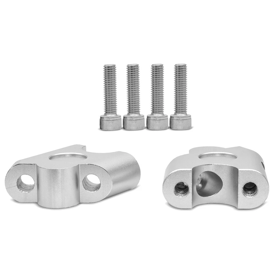 Handlebar riser LV1 for BMW F 650 / CS Scarver 30mm silver alu - Imagem 4 de 4