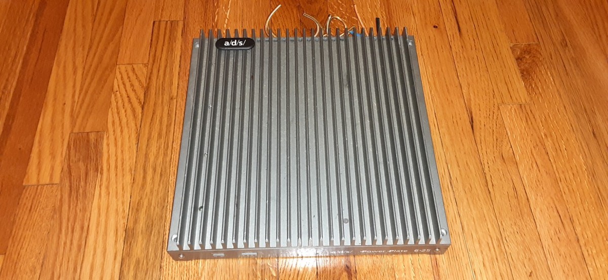 ADS POWER PLATE 6.25 - RARE CAR AMPLIFIER - 25x6 - ANALOG DIGITAL