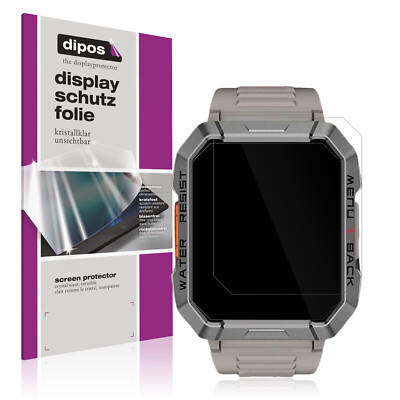 6x Schutzfolie klar für Blackview W60 Smartwatch 2.01 Zoll Displayschutzfolie
