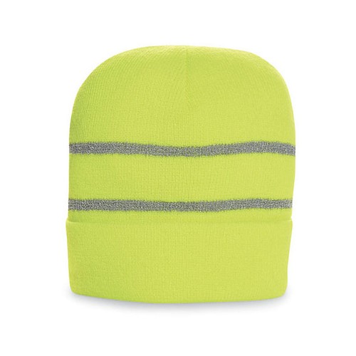 Yellow Safety Beanie Hat for Work 