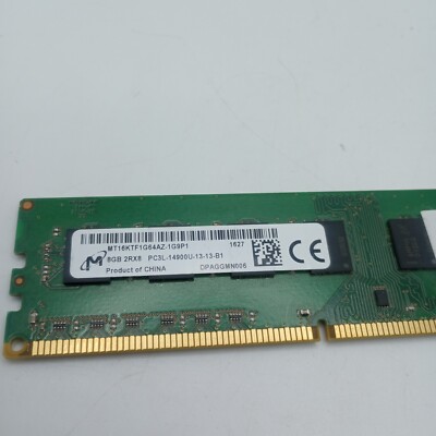 U) MICRON 8GB DDR3 1866MHZ PC3L-14900u Memory Ram! 2Rx8 HP 698651