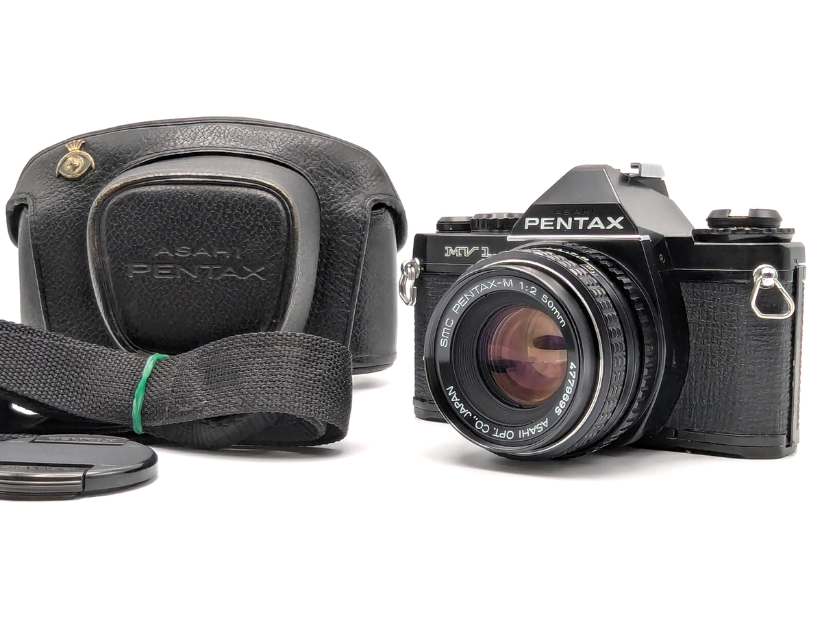 N.MINT / New seal] Pentax MV1 SLR Film Camera + smc PENTAX-M 50mm