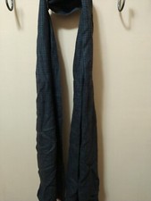 Polo Ralph Lauren Scarf 100 Virgin Wool Charcoal black New NWT