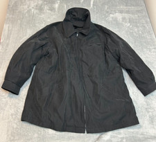 London Fog Limited Edition Jacket Half Coat Black Removable Zippered Lining