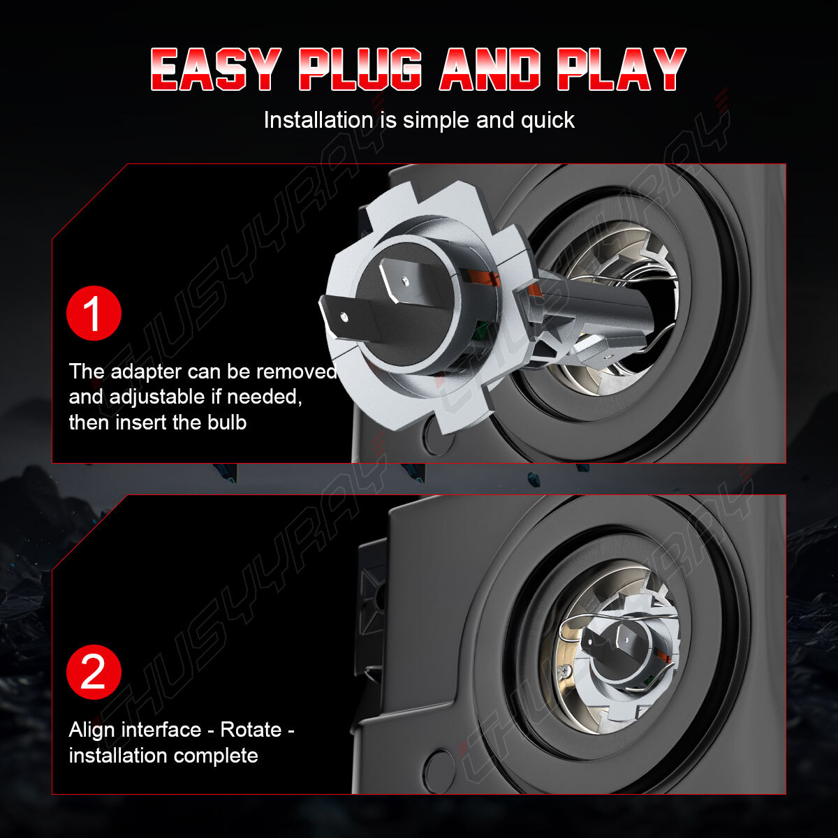 H7 LED Headlights High/Low Beam Bulbs 100W 20000LM Bright White