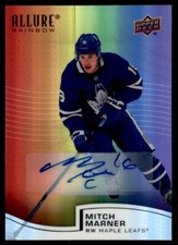 2021-22 UPPER DECK ALLURE RAINBOW FULL AUTOGRAPHS MITCH MARNER TORONTO MAPLE