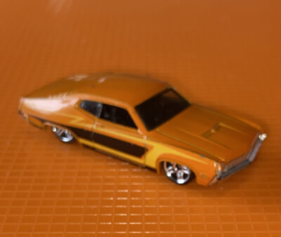 Vintage 2007 Hot Wheels Ford Torino '70 Rare Orange Old Car Black