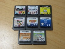 JOB LOT of x8 Nintendo DS Games incl Carnival, Touchn Play MUSIC etc
