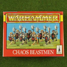 CLASSIC Warhammer Chaos Beastmen, Plastic - OOP - Citadel Beastman Halberds