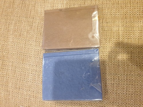 Two mini notebooks Binder’s Line Paper Thai Handmade Elephant cover fabric - Picture 3 of 6