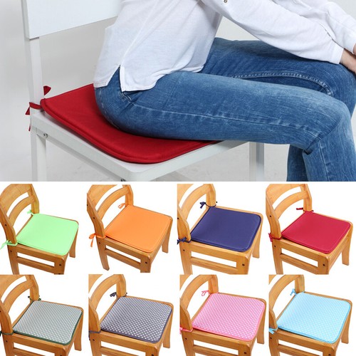 Cojín de asiento de relleno de silla de esponja 100 % algodón redondo jardín extraíble atado v - Imagen 5 de 42