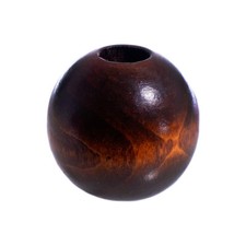 Natural Dark Wood Beads 1 1/8 Inch Diameter Multi Pack for DIY Necklaces  More