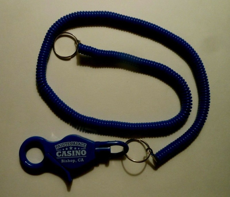 NATIVE AMERICAN CASINO PLAYERS SLOT CARD BUNGEE CORD LEASH PAIUTE PALACE BISHOP