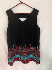 Valerie Stevens Dress, XL, Black with pretty bottom of dress designs