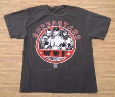 CM Punk John Cena Daniel Bryan WWE Superstars Shirt Boys Large L Army Green