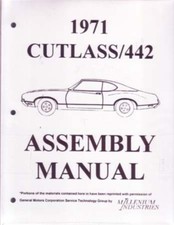 1971 Oldsmobile Cutlass 442 Factory Assembly Manual