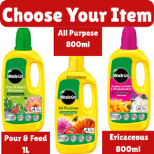 Miracle-Gro Pour and Feed Plant Food All Purpose Ericaceous Liquid Organic Grow