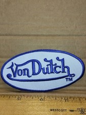 Vintage Royal Blue Von Dutch Patch - Free Shipping