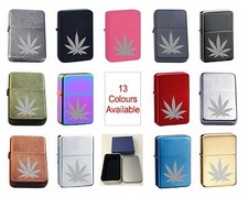 Hash Leaf 30 Personalised Engraved Star Lighter In Gift Tin