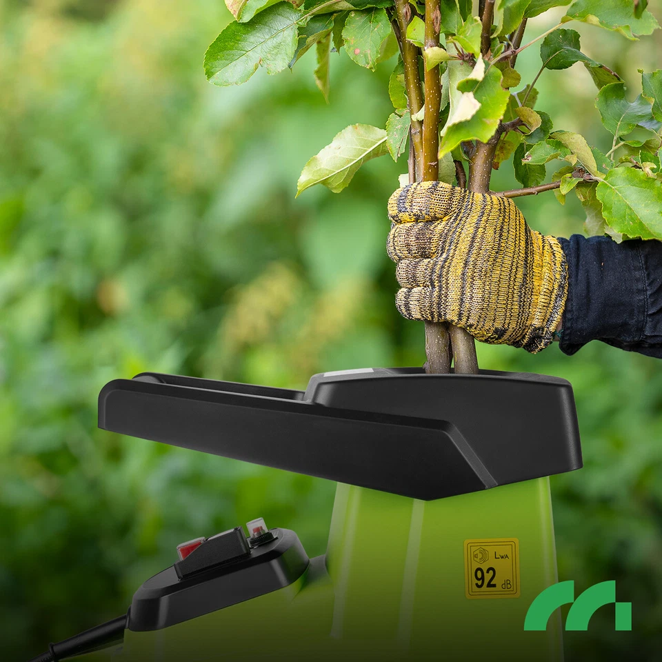 MalTec Gartenhäcksler Häcksler elektrische 3500W Schredder Holzhäcksler Fangsäck - Bild 4 von 4