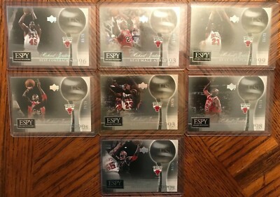2005 UPPER DECK UD ESPN ESPY AWARD WINNERS MICHAEL JORDAN PARALLEL /25 PSA9 PICK
