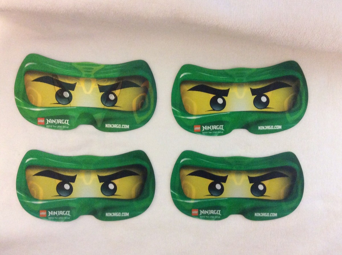 Lego Ninjago Stickers Eyes/Snake Hologram Lot of