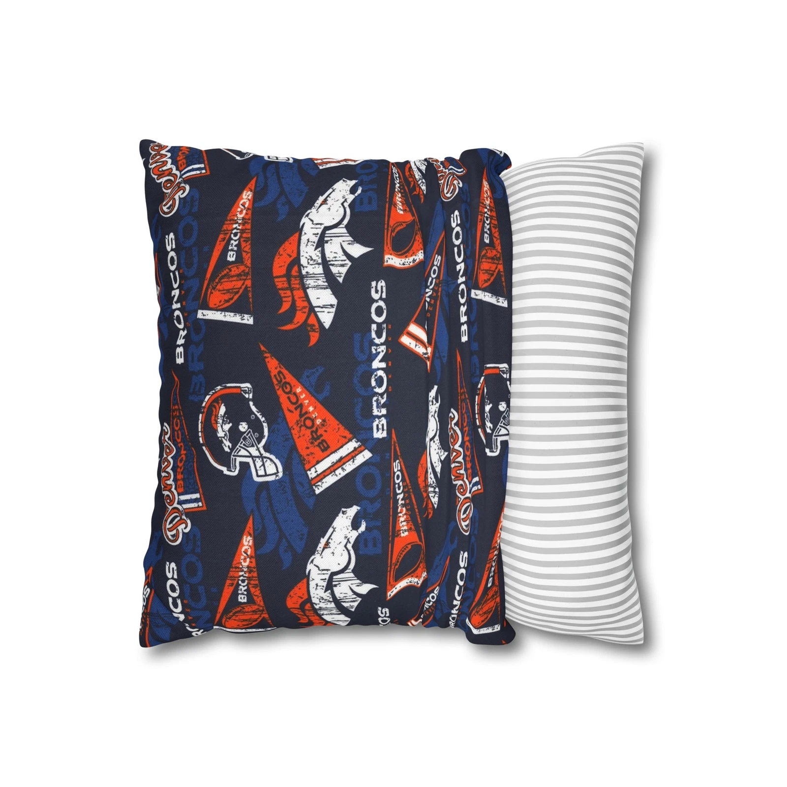 Denver Broncos Spun Square Pillowcase