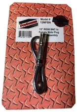Procomm 12MFBN 12" RG58 Antenna Patch Cable Adapter BNC-Male to Female Motorola
