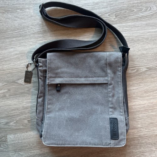 Troop London Canvas Vintage Edition Cross Body Shoulder Bag Laptop Travel School - Picture 2 of 12