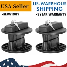 2pcs 30L 8 Gallon Fuel Tank Pack Mounting Bracket Gas Container Can Lock Black