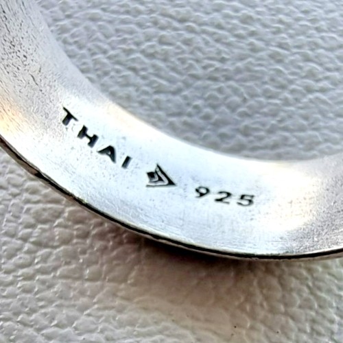 SILPADA 925 STERLING SILVER  RECTANGULAR HAMMERED… - image 10