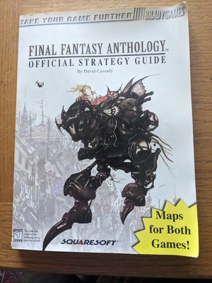 Final Fantasy Anthology Official Strategy Guide Brady Games 1999 SquareSoft