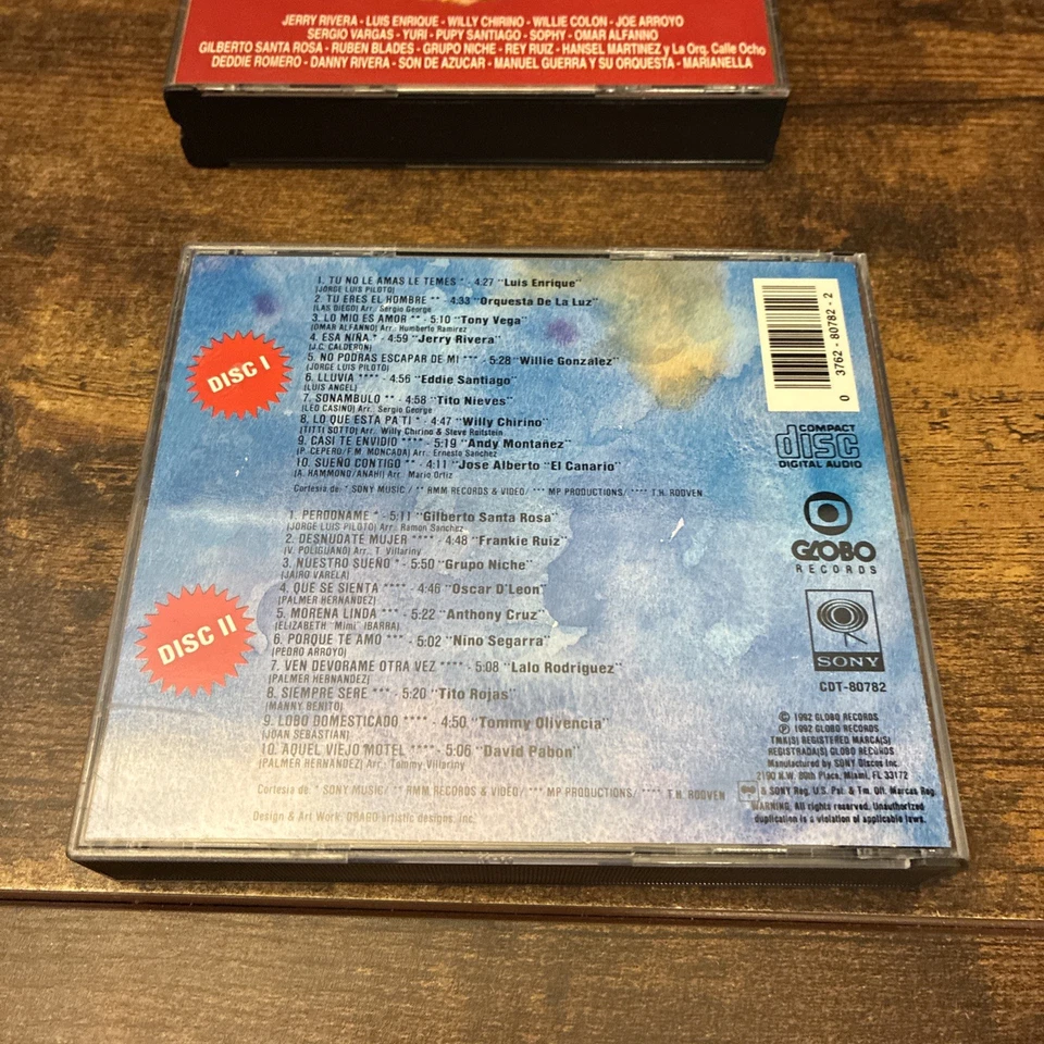 La Salsa de Hoy Volume 1 & 2 (2 Box Set, 4 CDs Total) Sony Globo Records Tested - Image 2 of 4