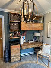 West Elm Industrial Modular Desk & Storage Unit – Solid Mango Wood