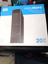 Western Digital WD easystore 20TB Black Desktop External HDD Hard Drive
