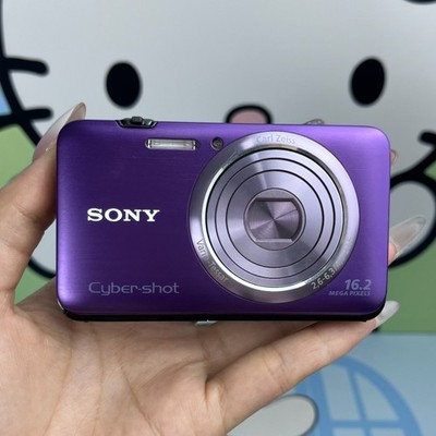 Sony Cyber-Shot DSC-WX9 Digital Camera 16.2MP 5x Optical Zoom Purple Auto Focus